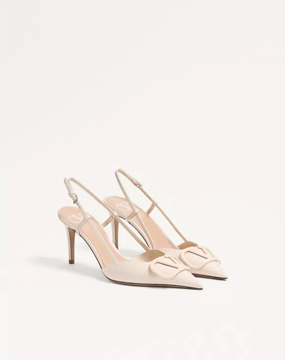 Valentino VLogo Signature Patent Leather Slingback Pump 80Mm - Image 6
